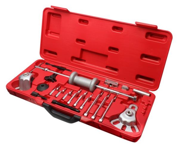 Молоток обратный для съема подшипников в наборе со сменными лапами 26 предметов 2696        RF-664A