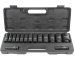 Набор головок ударных глубоких 15пр.,1/2" 6гр.(10,12-17,19,21,22,24,27,30,32мм,36мм-12гр), в пластик 52975 F-4166D-5MPB