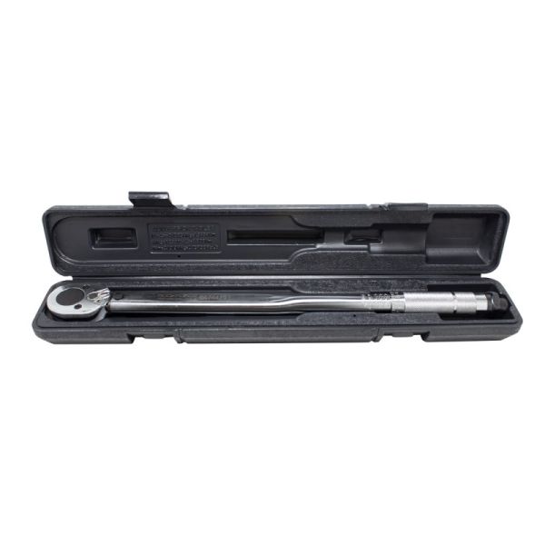 Ключ динамометрический щелчкового типа 28-210Нм 1/2''(Тайвань),в пластиковом футляре 50533 RF-6474470T