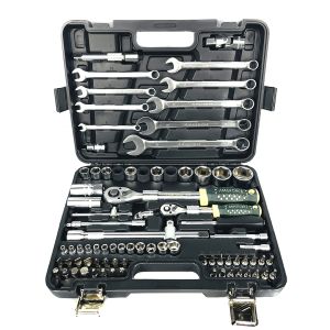 Набор инструментов 82 предмета1/2",1/4" (6гр.)(4-32мм) + телескоп трещотка AMG001 AMG-82L775