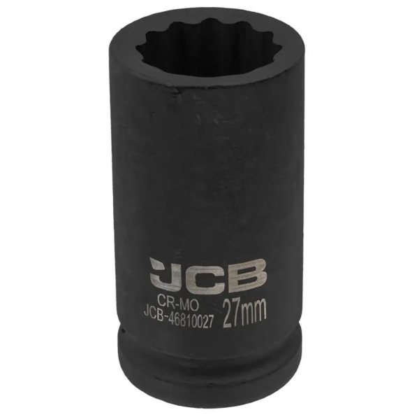 Головка ударная глубокая 3/4", 27мм (12гр.) 59831 JCB-46810027