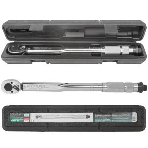 Ключ динамометрический щелчкового типа "Profi" 19-110Нм 3/8'',в пластиковом футляре (Taiwan) 52814 RF-1202