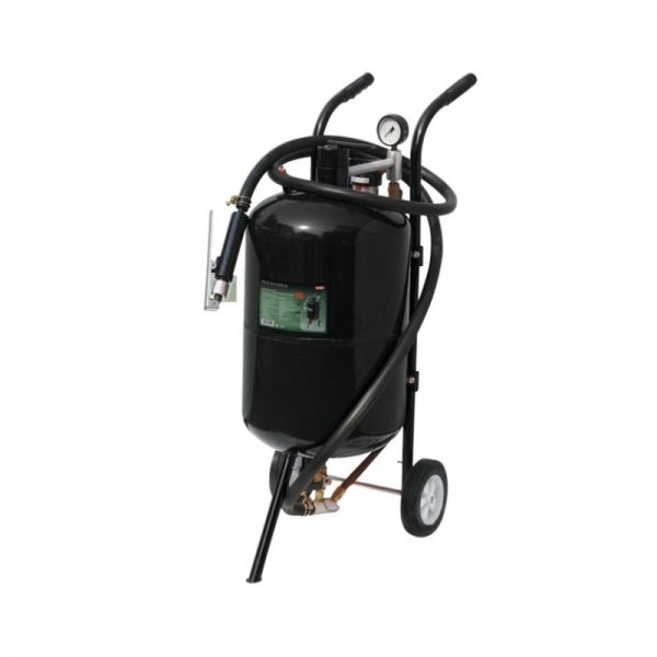 Передвижной пескоструйный аппарат напорного типа (бак 38л, 170-710л/мин, 4-8,5атм)пневмо. 1444        RF-SB10