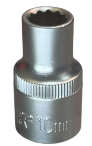 Головка торцевая 1/2" 12гр. 10мм L38мм CrV "H-D" HD-1272 HD-1272