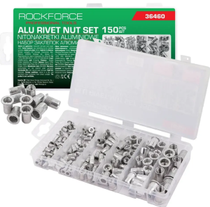 Заклепки резьбовые алюминиевые М3-М10, набор 150пр. 62195 RF-36460