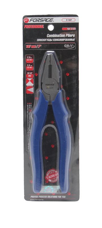 Плоскогубцы многофункциональные "Profi" 8"-200мм CR-V (толщина металла: медь - 3.2мм, сталь - 2.3мм) 15000       F-108