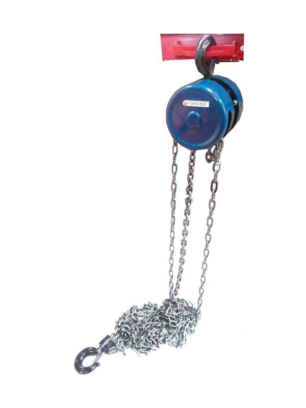 Лебедка механическая подвесная с фиксацией цепи натяжения, 1.5т (длина цепи - 2.5м) 4671        F-TRC9015