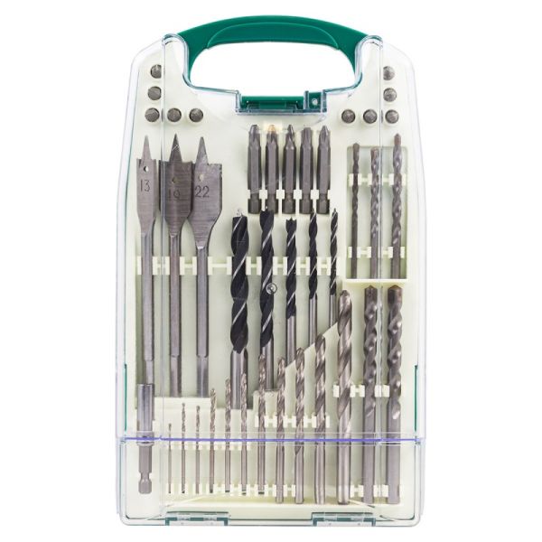 Набор сверл универсальный 40пр.(металл.дерево.бетон и биты) 49866 RF-924U40