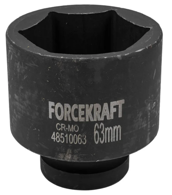 Головка ударная глубокая 1", 63мм (6гр) 57421 FK-48510063