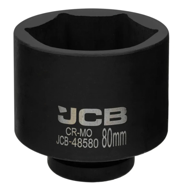 Головка ударная  80мм (6гр.), 1" 61061 JCB-48580
