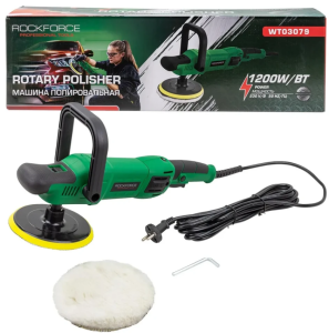 Машина полировальная электрическая (230V, 1200W, 500-3500об/мин, диаметр круга - 150мм) 62351 RF-WT03079