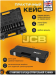Набор инструментов ударных 16пр., 1/2" (6гр.) 60549 JCB-4166A-5MPB