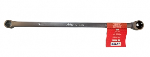 Ключ накидной с трещоткой 12мм 90T EXTRA LONG (331мм), CrV "H-D" HD-03852 HD-03852