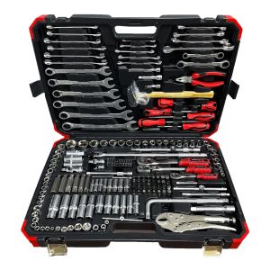 Набор инструментов 202 предмета 1/4"&3/8"&1/2" (6-гр.)(4-32мм) FP007 FP202