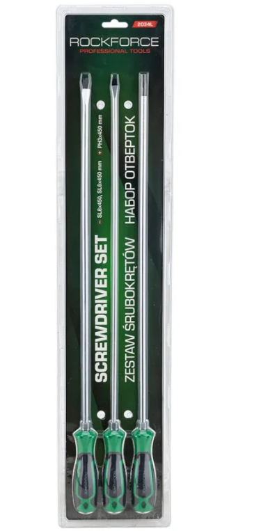 Отвертки, набор 3пр. 66012 RF-2034L
