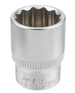 Головка 15мм (12гр.), 3/8" 61814 JCB-53915