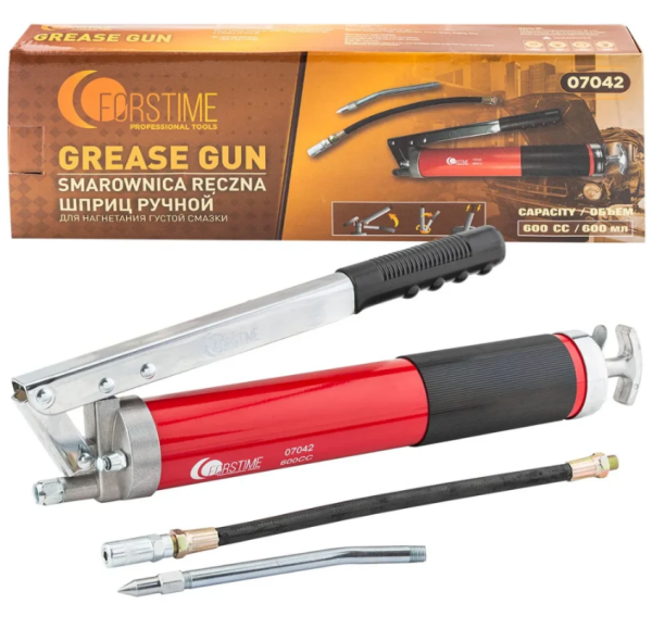Шприц ручной для нагнетания густой смазки 600мл 63306 FT-07042