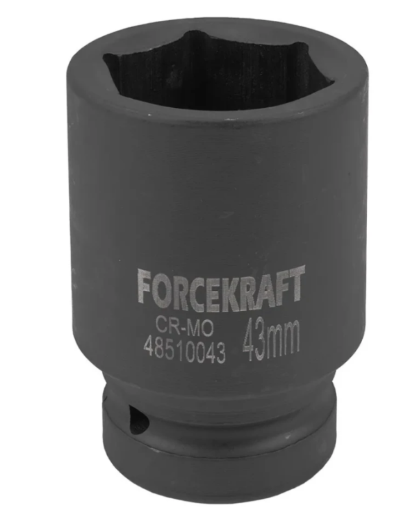 Головка ударная глубокая 1", 43мм (6гр.) 59016 FK-48510043