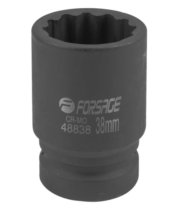 Головка ударная 1", 38мм (12гр.) 59009 F-48838