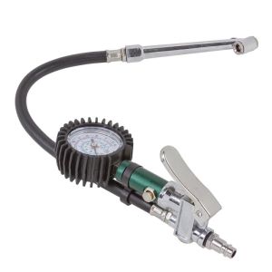 Пистолет для подкачки шин с манометром и наконечником для груз. колес(0-15bar),в блистере 26664       RF-STG-04