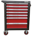 Тележка инструментальная 7-и полочная с набором инструментов 181пр 63610 EF-55304