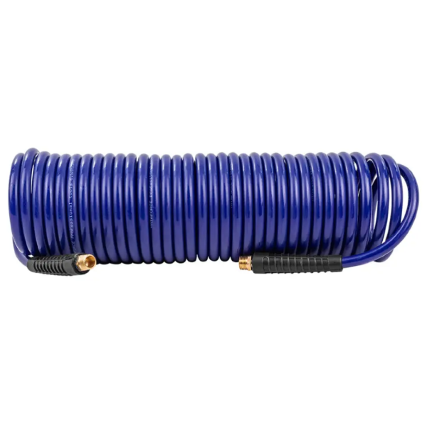 Шланг витой полиуретановый 6.5мм х 10мм х 10м с резьбовыми наконечниками 1/4" 64627 YF-AHC-48B