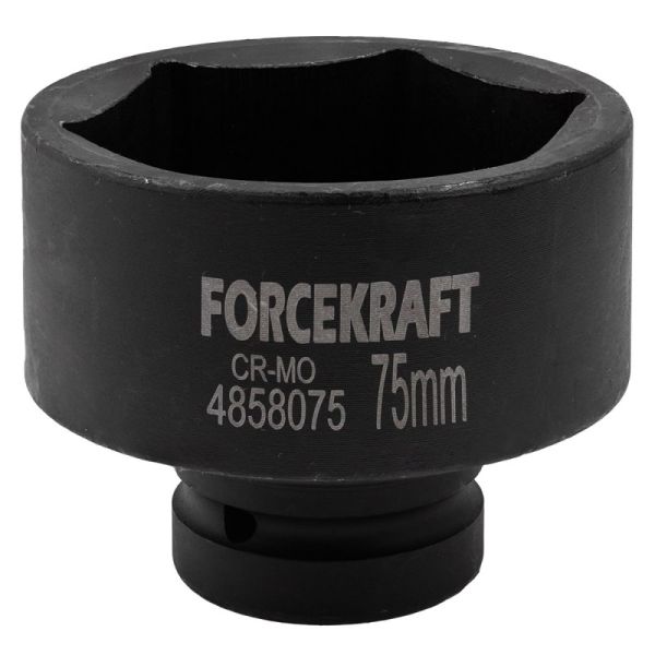 Головка ударная 1", 75мм (6гр.) FORCEKRAFT 19613       FK-4858075