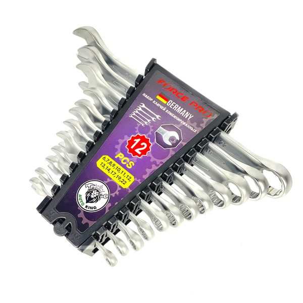 Набор ключей 12 предметов (6,7,8,9,10,11,12,13,14,17,19,22мм) в пластиковом держателе FP023 FP 12 pcs