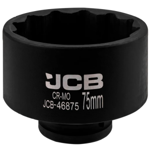 Головка ударная 3/4'', 75мм (12гр.) 65628 JCB-46875