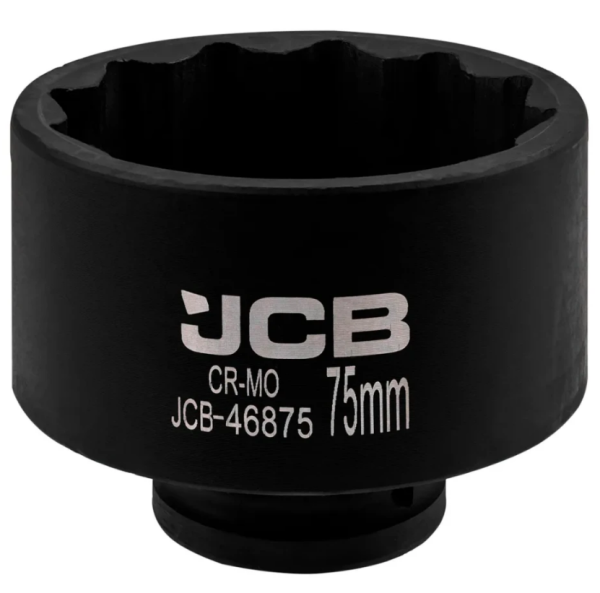 Головка ударная 3/4'', 75мм (12гр.) 65628 JCB-46875