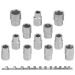 Набор головок 12 предметов 1/2" 6гр.(10-19,22,24мм), на планке 11627       RF-4121-5