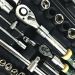 Набор инструментов 82 предмета1/2",1/4" (6гр.)(4-32мм) + телескоп трещотка AMG001 AMG-82L775