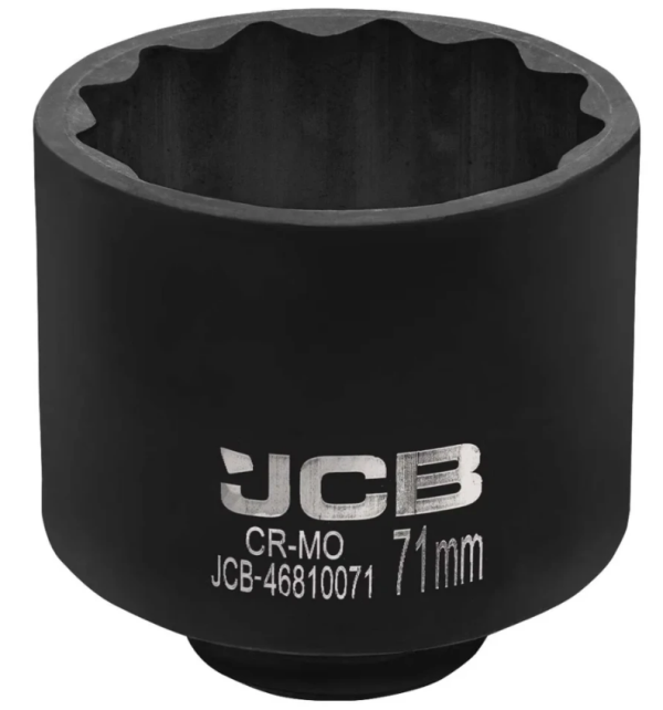 Головка ударная глубокая 71мм (12гр.), 3/4" 61370 JCB-46810071