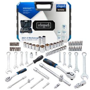 Набор инструментов 1/4"  1/2", 82пр. (6-гран) 60766 Sch-4821-5