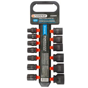 Набор головок ударных 13пр.,1/2''(10, 12-15, 17, 19, 21, 22, 24, 27, 30, 32мм), на пластиковом держа 50481 F-4139MPB