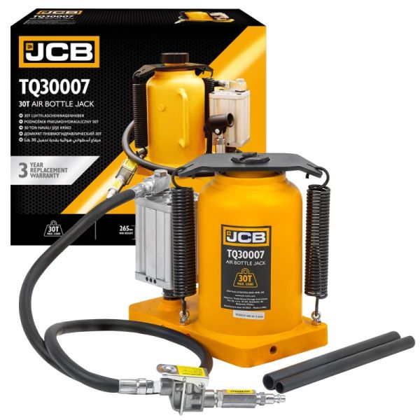 Домкрат пневмогидравлический 30т(высота подхвата - 265мм, высота подъема - 500мм) 59873 JCB-TRQ30002 (TQ30007)
