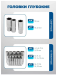 Набор инструментов 216+2пр. 1/4", 3/8", 1/2" (6гр.) (4-32мм) 59300 Sch-38841+2