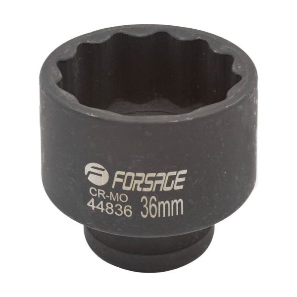 Головка ударная 36мм (12гр.),1/2". 27092       F-44836