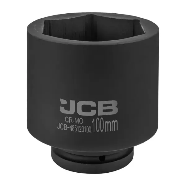 Головка ударная глубокая 100мм (6гр.), 1" 61700 JCB-485120100
