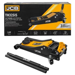 Домкрат подкатной гидравлический 2.5т (h min 75мм, h max 505мм) 56952 JCB-TH32515
