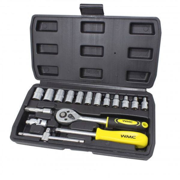 Набор инструментов 17пр. 1/4''(6гр.) (4-13мм) 50616 WMC-2017