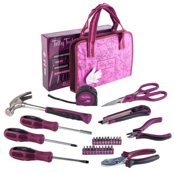 Набор инструментов 31пр.(шарнирно-губцевый,отвертки,биты,молоток)в сумке 51244 TL-31