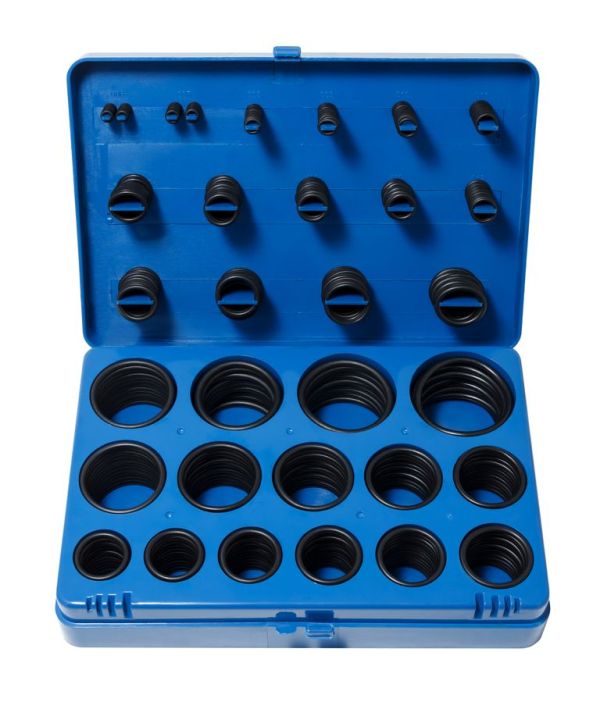 Кольца уплотнительные резиновые маслобензостойкие, 404 предмета (метрические) 12615       F-723