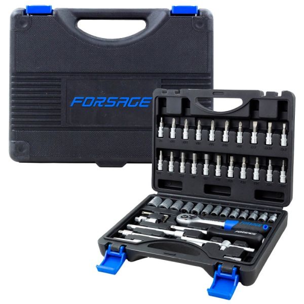 Набор инструмента 46 предметов 1/4" (6-гран.)(4-14мм) 9669        F-2462-5