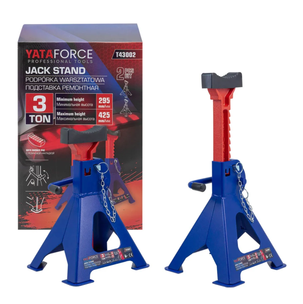 Подставка ремонтная, 3т (набор 2 шт.) 61623 YF-T43002
