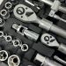 Набор инструментов 108 предмета 1/4"&3/8"&1/2" (6-гран.)(4-32мм) + телескоп трещотка FP056 FP-108ABC