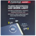Лампа светодиодная аккумуляторная с магнитом(5W/3WCOB,150/360Lumen,3.7V,2000mAh,t зарядки 4ч,зарядка 51062 F-EL2301