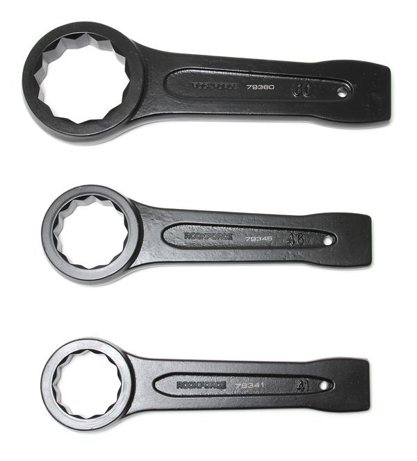 Ключ накидной ударный односторонний 115мм (L-430мм) 17516       RF-793115