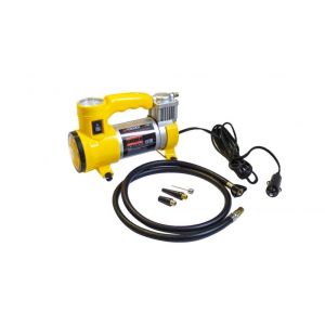 Компрессор поршневой автомобильный с фонарем "FORSAGE" (35л/мин, 15А) 12V 30182       F-581