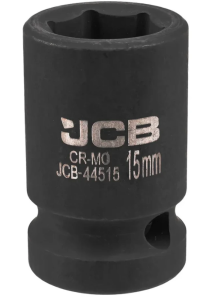 Головка ударная 15мм 1/2" (6гр.) 59449 JCB-44515